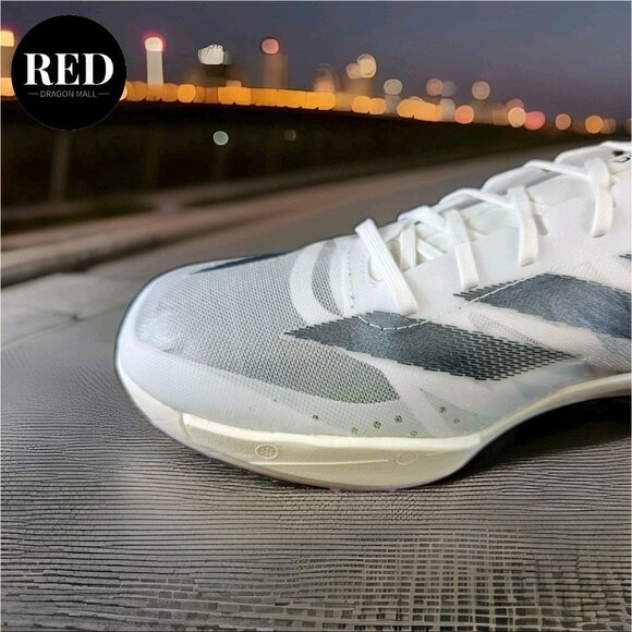 Adidas Adizero Ambition Track Spikes Cleats White Green IE5486 - Men’s Size 11.5 - Picture 12 of 16